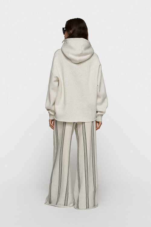 10Days Zachte witte melee statement hoodie van 10DAYS