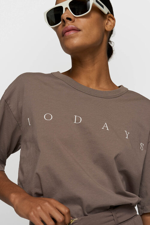 10Days Moonrock T-shirt met Korte Mouwen en Logo
