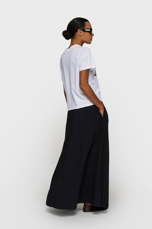 10Days Zwarte poplin rok