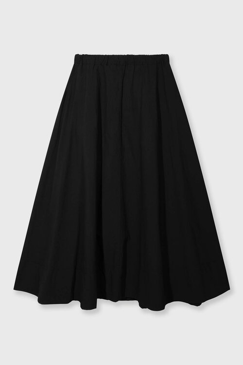 10Days Zwarte poplin rok