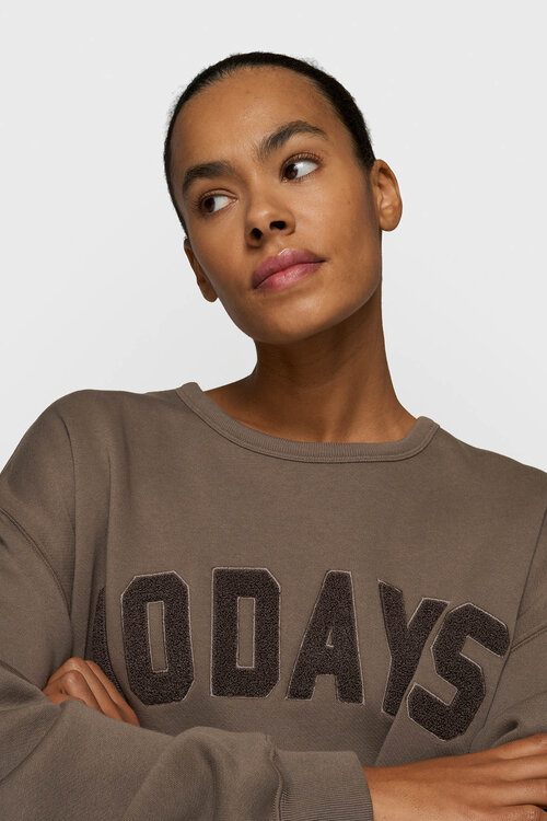 10Days Statement sweater in de kleur Moonrock