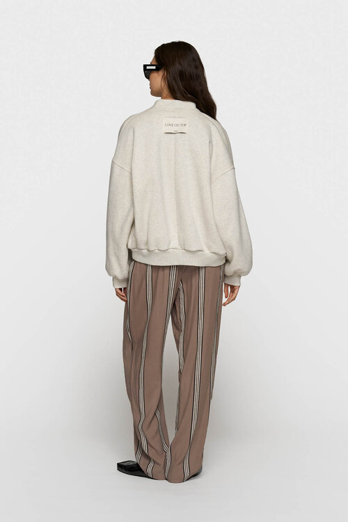 10Days Zachte witte melee fleece bomber