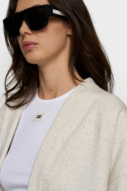 10Days Zachte witte melee fleece bomber