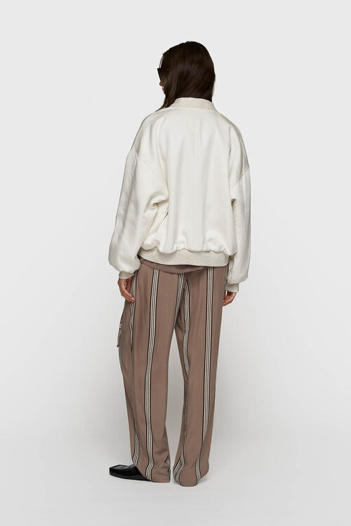 10Days Zachte witte melee fleece bomber