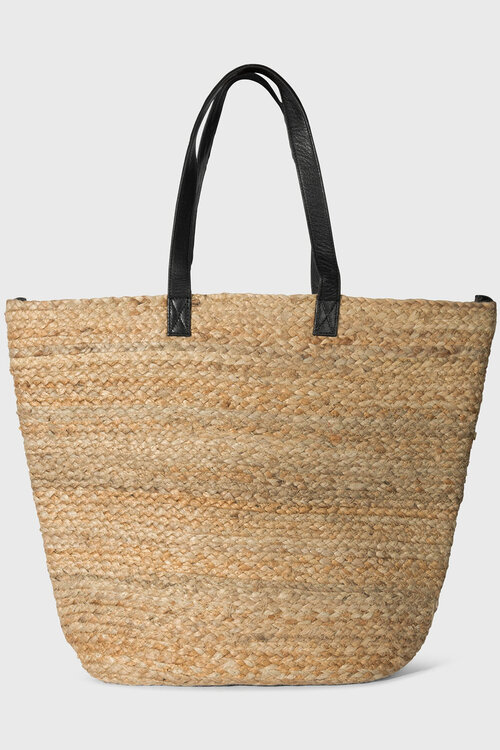 10Days Witte strandtas van jute
