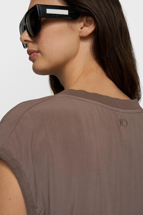 10Days Moonrock V-hals top van viscose