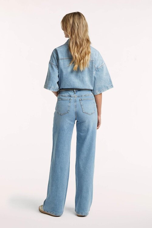 Circle Of Trust Indigo Jona Denim Wide Leg Jeans