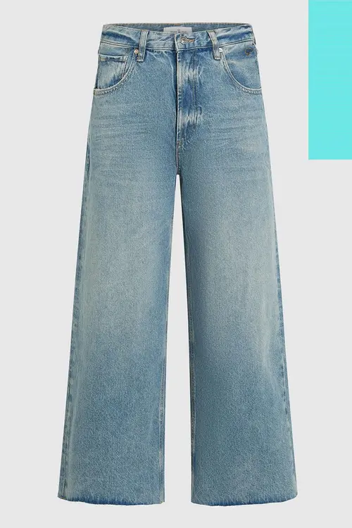 Circle Of Trust Indigo Boston Denim Wide Leg Jeans