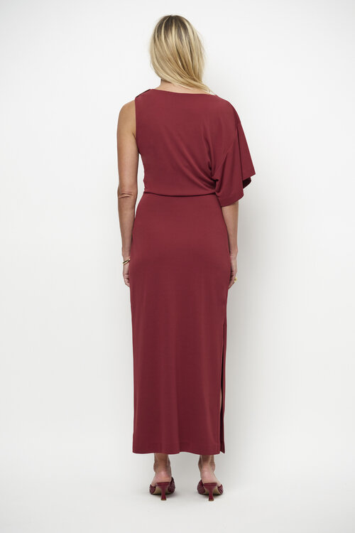 Dante 6 Bordeaux Alili Asymmetrische Jurk