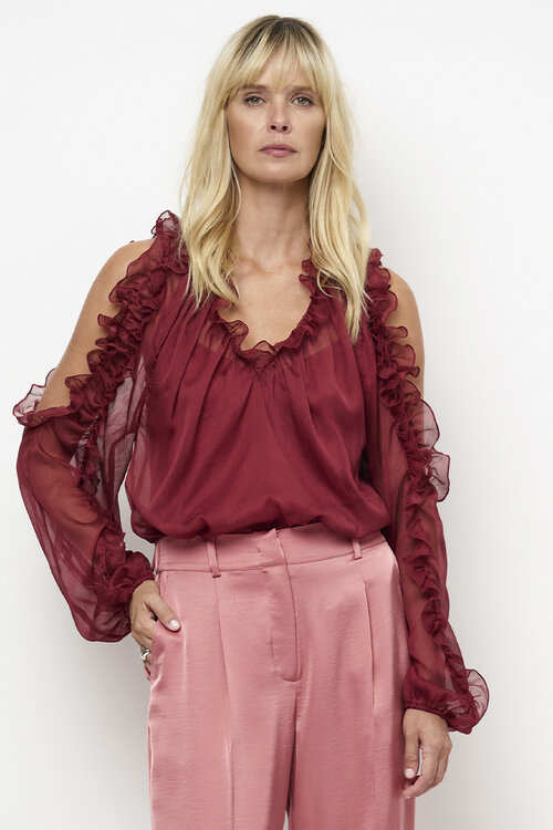 Dante 6 Bordeaux Harmony Boho Blouse