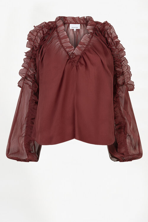 Dante 6 Bordeaux Harmony Boho Blouse