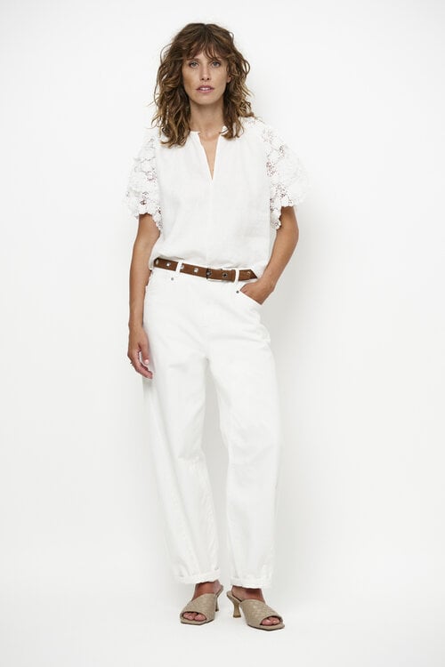 Dante 6 Witte Jonille Kant Top