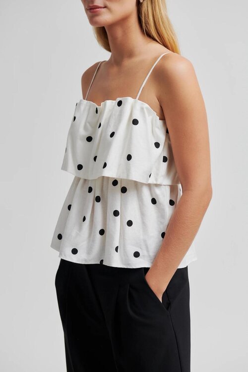 Second Female Off White Salliy Top