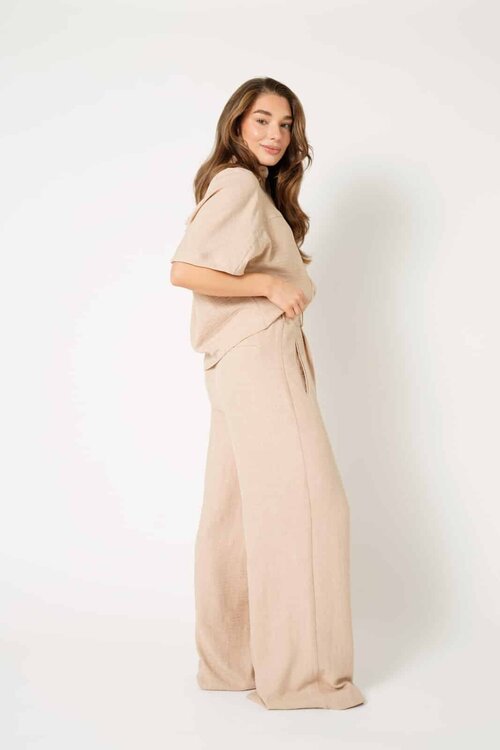 EST'SEVEN Crème Kleurige Top