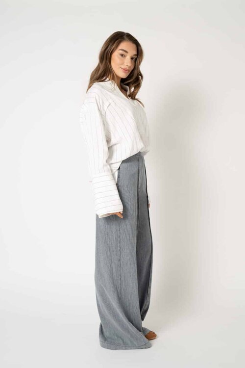 EST'SEVEN Blouse in Blauw