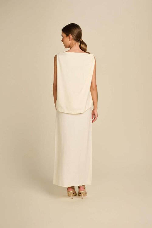 March23 Crème Kleurige Blouse