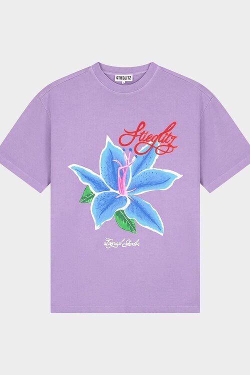 Stieglitz Oversized T-shirt in Paars van Claudia