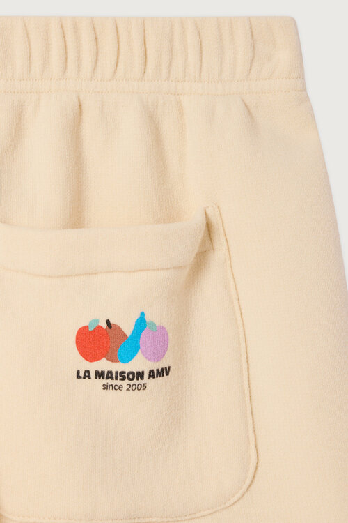 American Vintage Korte Gele Broek