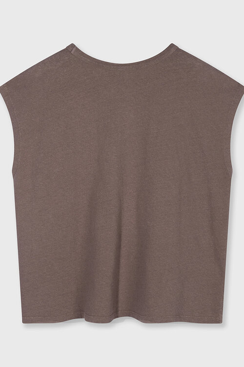 10Days Moonrock katoenen linnen T-shirt