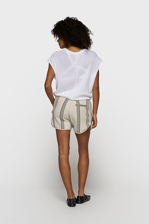 10Days Witte ballon top van mesh