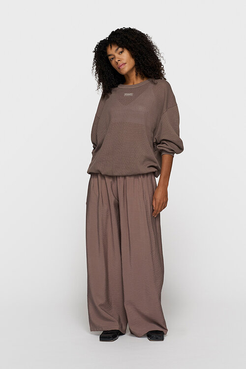 10Days Moonrock trui met mesh-details