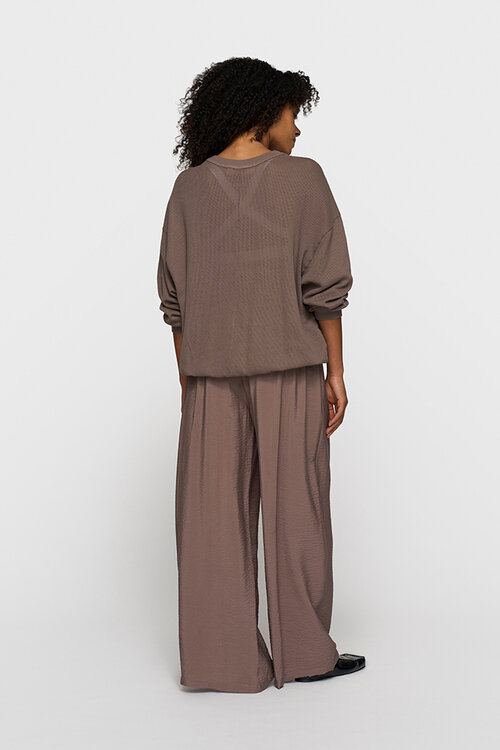 10Days Moonrock trui met mesh-details