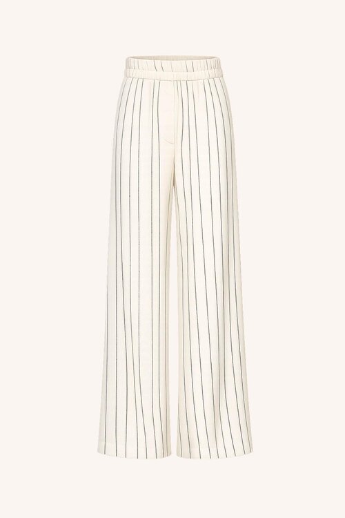 By Bar Benji Pinstripe Broek in Crème