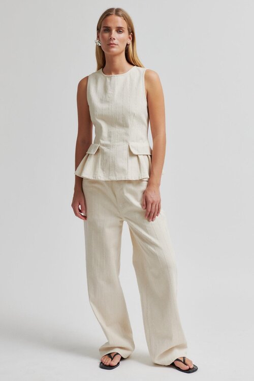 Second Female Rosella Top in Vanille