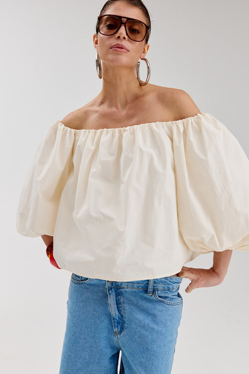 Harper & Yve Ecru LAUREN-LS: Ecru LAUREN-LS