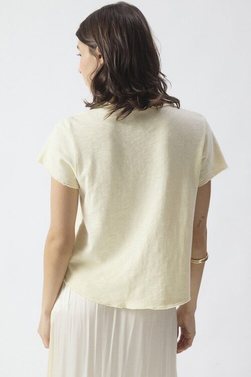 American Vintage Vanillekleurig T-shirt