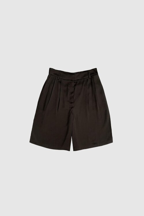 WITHBLACK Bruine WBLPADDIE SATEEN KORTE BROEK