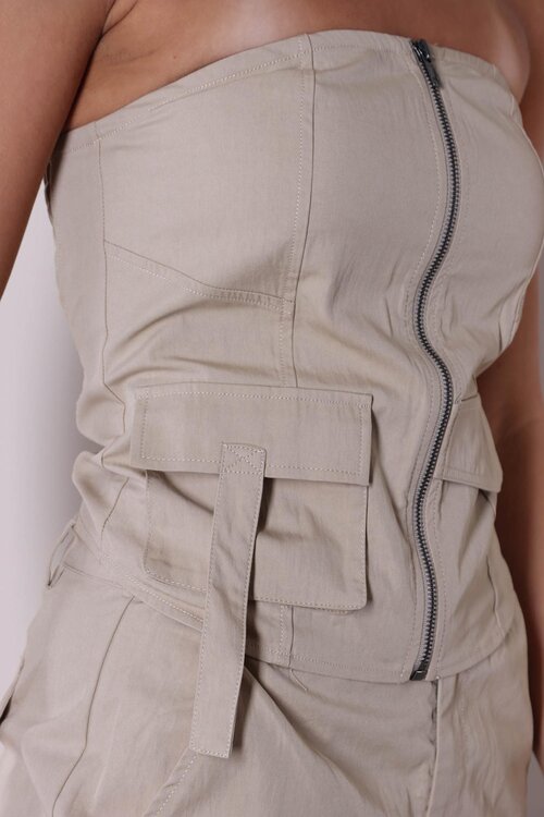 Co'couture Kesha Tube Top van Sand