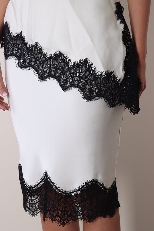 Haute L'Amitie Naomi Lingerie Rok in Crème
