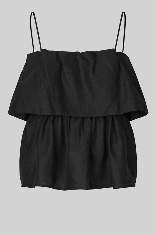 Second Female Zwarte Ale Top: Deze stijlvolle zwarte Ale Top van VAND. Lifestyle is een veelzijdige toevoeging aan je garderobe. Perfect voor zowel casual als formele gelegenheden, biedt deze top een comfortabele pasvorm en een tijdloze uitstraling. Ontdek meer op http