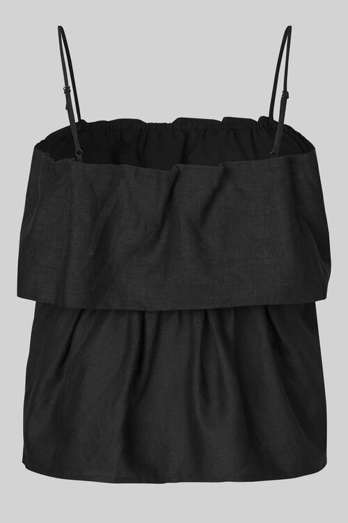 Second Female Zwarte Ale Top: Deze stijlvolle zwarte Ale Top van VAND. Lifestyle is een veelzijdige toevoeging aan je garderobe. Perfect voor zowel casual als formele gelegenheden, biedt deze top een comfortabele pasvorm en een tijdloze uitstraling. Ontdek meer op http