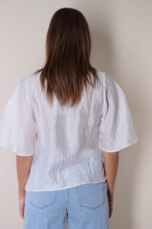 Co'couture Conny Blouse in Wit