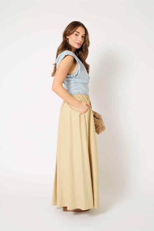 EST'SEVEN Lichtblauwe Blouse