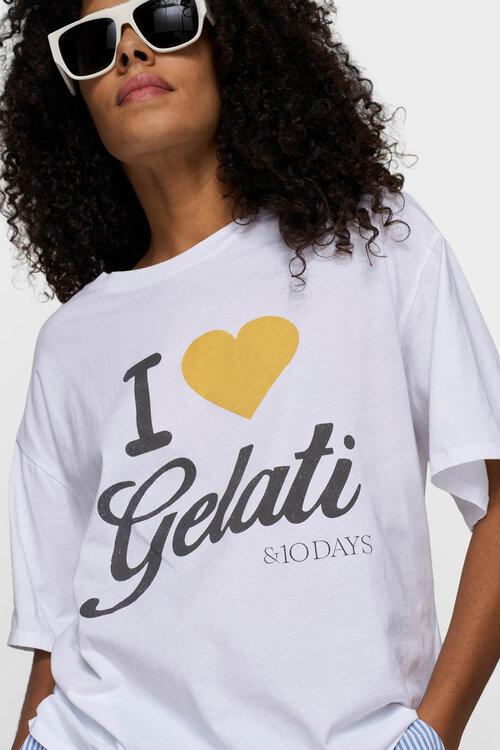 10Days Gelati T-shirt in wit
