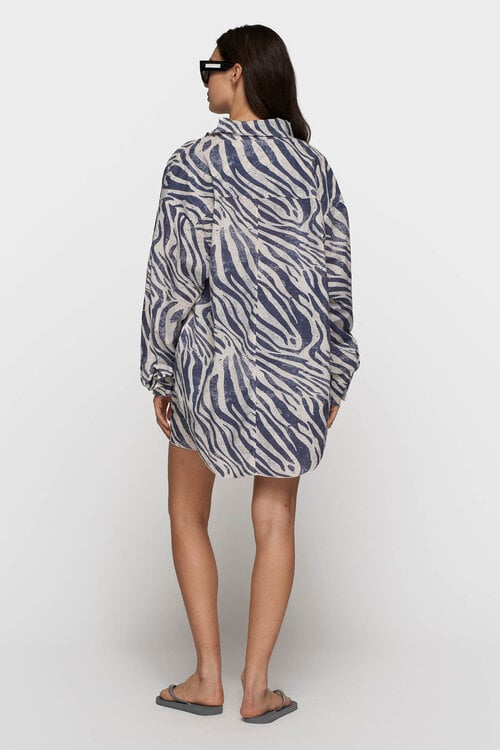 10Days Zebra voile blouse