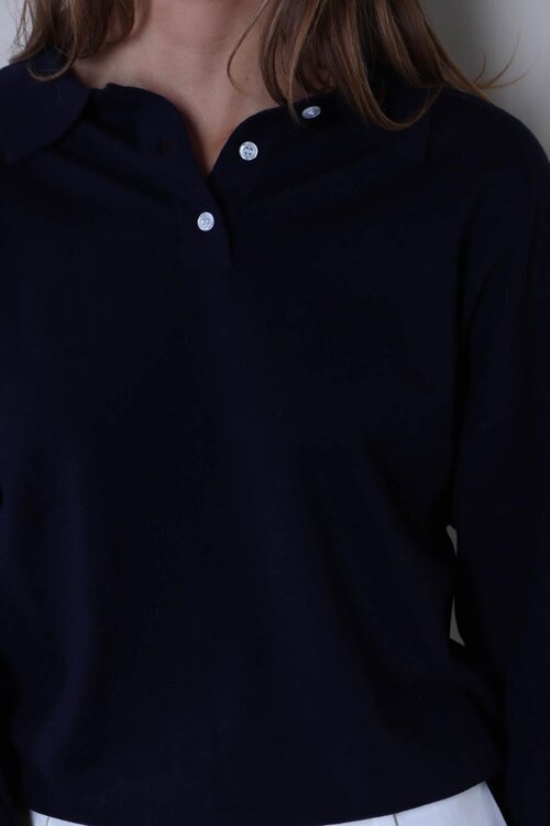 March23 Marineblauwe Sweater