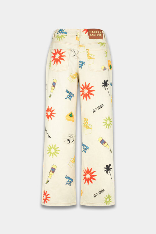 Harper & Yve Off White YVE broek