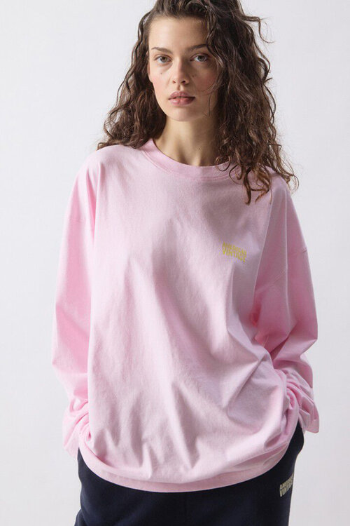 American Vintage T-shirt in zachtroze tint