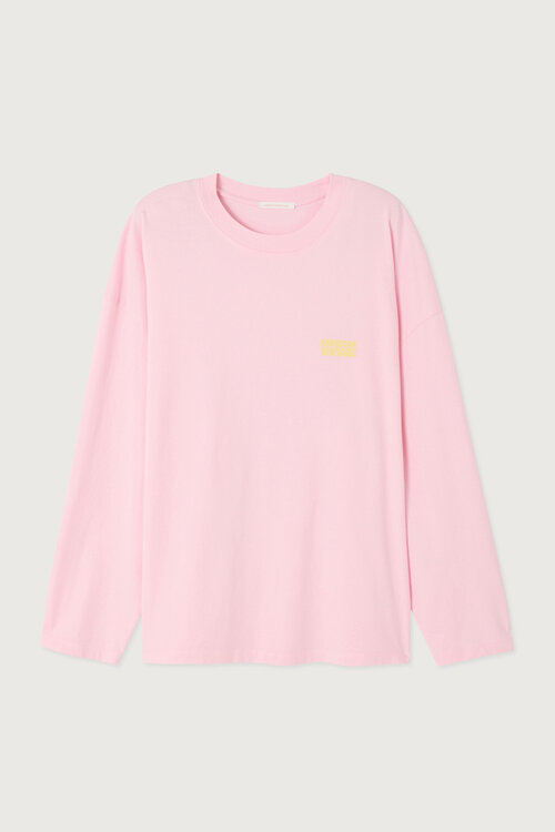 American Vintage T-shirt in zachtroze tint