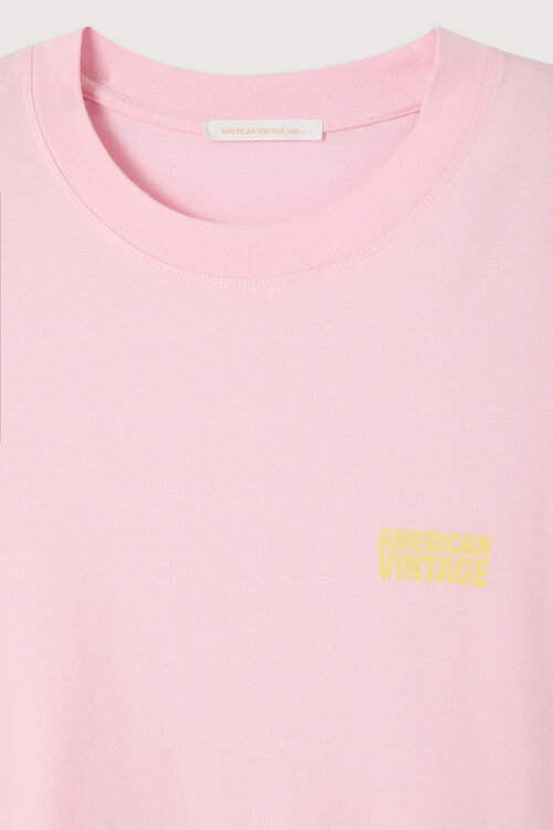 American Vintage T-shirt in zachtroze tint