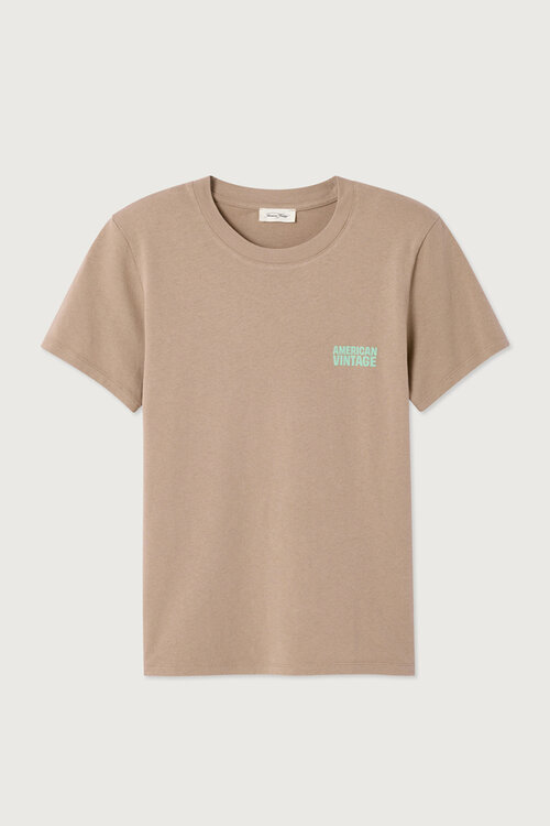 American Vintage T-shirt in bruine tint