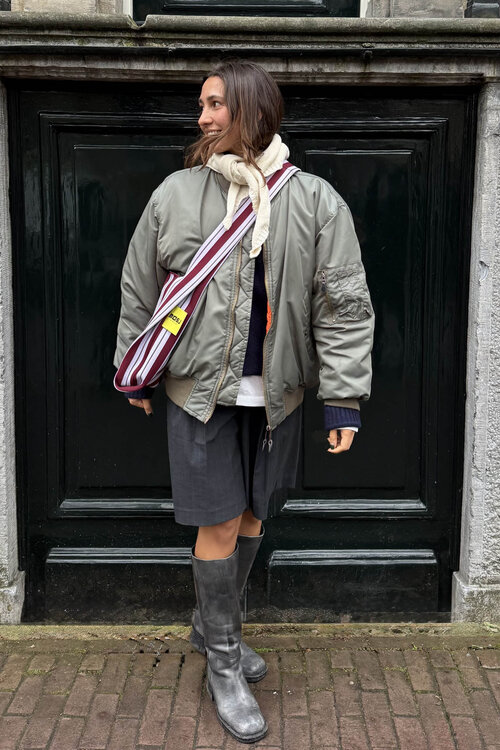 MOSJ Atelier Boxer Tas in Bordeaux