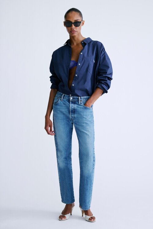 Love Stories Blauwe Hailey blouse
