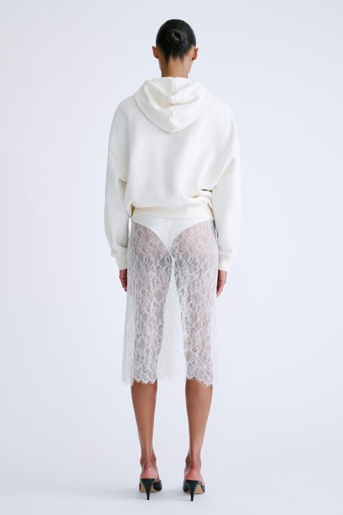 Love Stories Witte Mia midi-rok