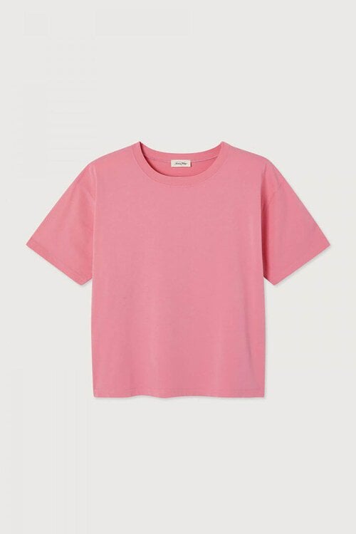 American Vintage Fizvalley T-shirt in Koraalkleur