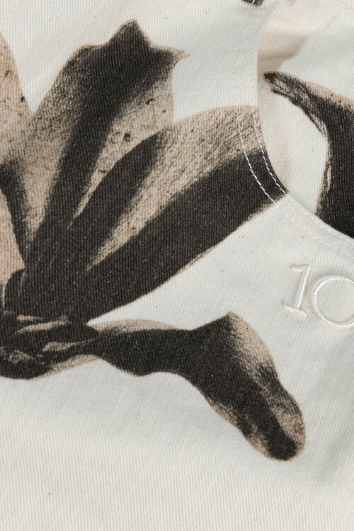 10Days Ecru bloemenprint western broek